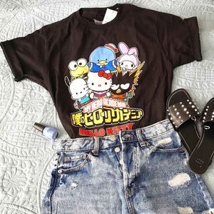 Sanrio x My Hero Academia T-shirt Sz Medium M